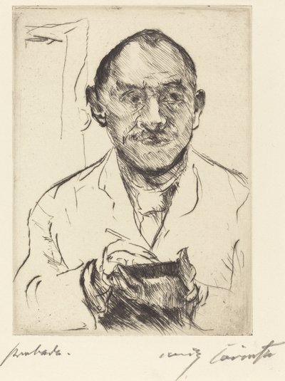 Otoportre, 1915. by Lovis Corinth