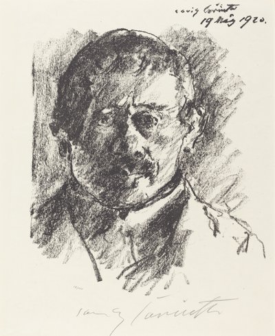 Otoportre, 1920. by Lovis Corinth
