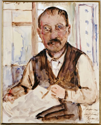 Otoportre, 1918 by Lovis Corinth