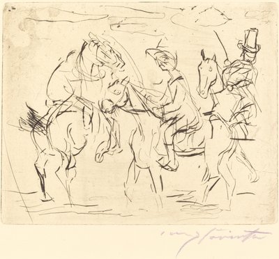 Pazar Binicileri by Lovis Corinth
