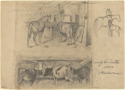 ahır by Lovis Corinth