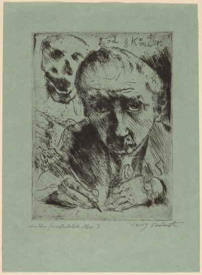 Ölüm ve Sanatçı by Lovis Corinth