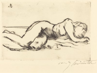 kadın çıplak by Lovis Corinth
