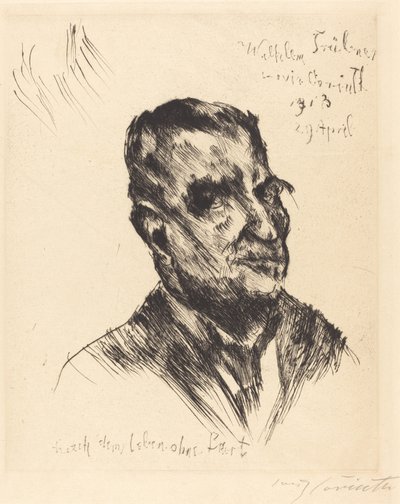 Wilhelm Trübner, 1913. by Lovis Corinth