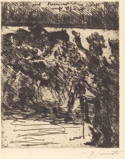 Haydi yoldaşlar, atınıza, atınıza! Sahaya, özgürlüğe çekilmiş!..., 1923. by Lovis Corinth