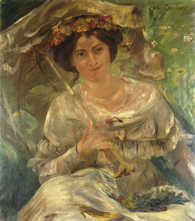 Güneşteki Kadın; Güneşli Kadın, 1910 by Lovis Corinth