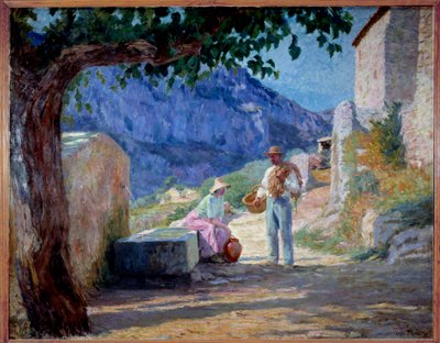 Mösyö Prat ve kızı by Loys Prat