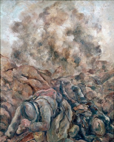 Birinci Dünya Savaşı: “” Au Front “” Luc Albert Moreau'nun Tablosu (1881-1948) 1914 Paris, Ulusal Modern Sanat Müzesi, Centre Georges Pompidou by Luc Albert Moreau