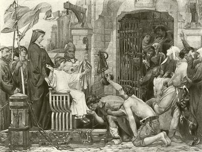 Louis IX, Fransa hapishanelerini açıyor by Luc Oliver Merson