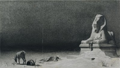 Mısır'a Uçuşta Kalanlar (rekto) by Luc Olivier Merson