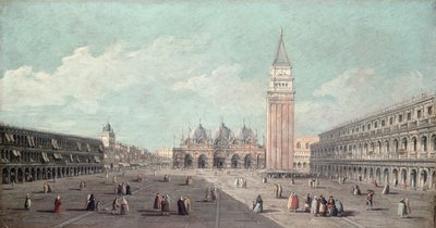 San Marco Meydanı by Luca Carlevaris