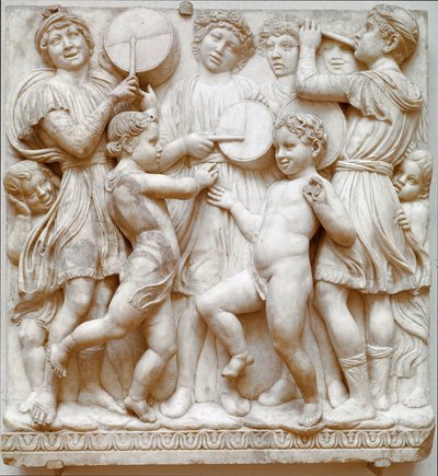 La Cantoria (Bas kabartma mermer by Luca Della Robbia