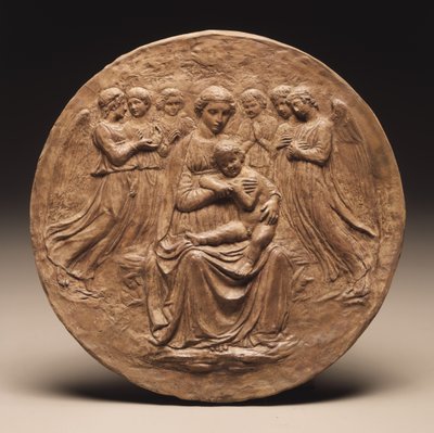 Madonna ve Altı Melekli Çocuk, 1860 dolayları by Luca Della Robbia