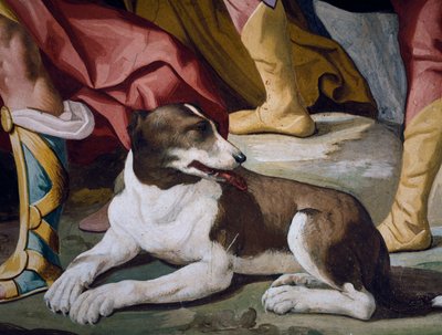 Köpek, Antenor Hikayeleri döngüsünden fresk detayı by Luca Ferrari