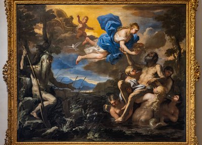 Aeneas, Venüs tarafından ölümsüzleştirildi, 17. yüzyılın ikinci yarısı (tuval üzerine yağlı boya) by Luca Giordano
