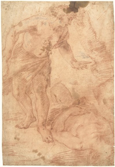 Habil'in cesedindeki Kabil by Luca Giordano