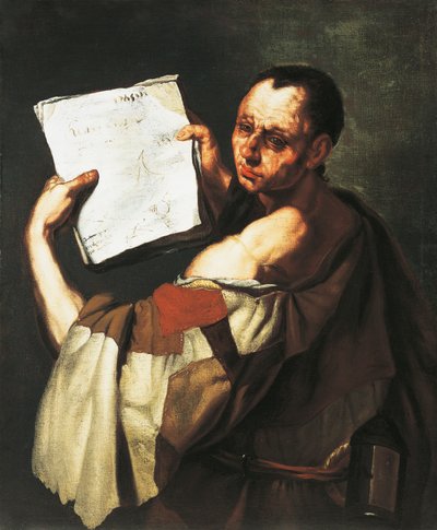 Filozof veya Aziz (tuval üzerine yağlı boya) by Luca Giordano
