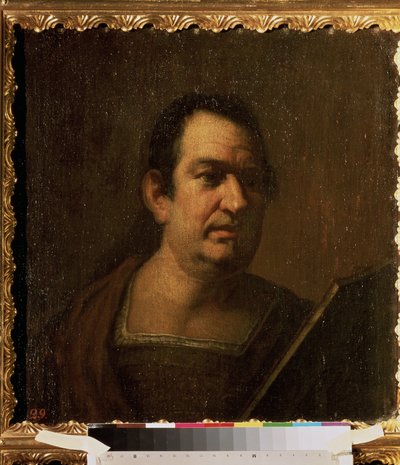 ""Bir Adamın Portresi"" Bir İtalyan Entelektüel Veya Bilim Adamının Portresi. Luca Giordano (1632-1705) Hermitage Müzesi, Saint Petersburg by Luca Giordano