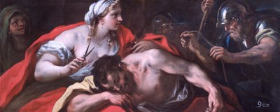 Samson ve Delilah, c.1696 (tuval üzerine yağlıboya) by Luca Giordano
