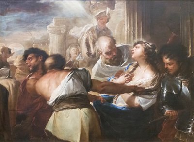 Aziz Lucy'nin şehitliği by Luca Giordano