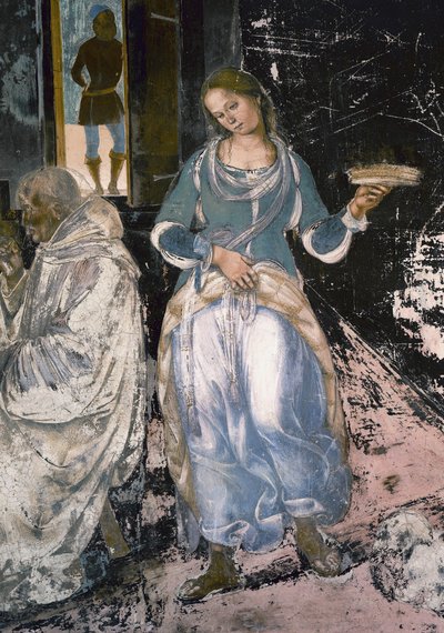 Benedict, iki keşişe manastırın dışında ne zaman ve nerede yemek yediklerini söylüyor, St Benedict
