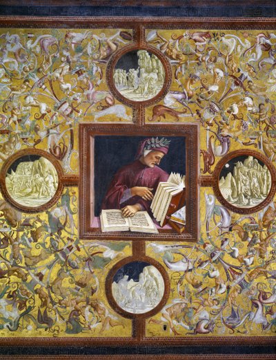 Dante Alighieri, Şanlı insanlar döngüsünden portre by Luca Signorelli