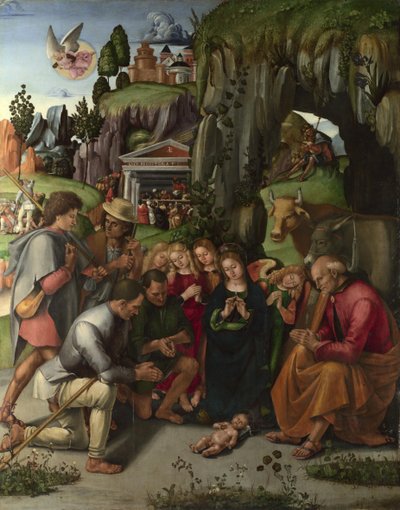 Çobanların Tapınması, c. 1496 by Luca Signorelli