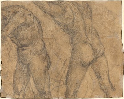 İki Çıplak Figür [verso] by Luca Signorelli