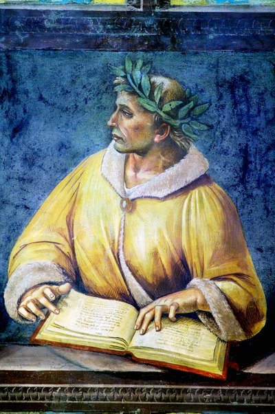 Virgil, şanlı insanlar döngüsünden portre by Luca Signorelli