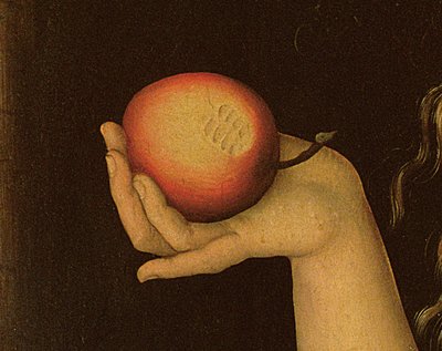 Havva, 1528 (9629 detayı) by Lucas Cranach the Elder
