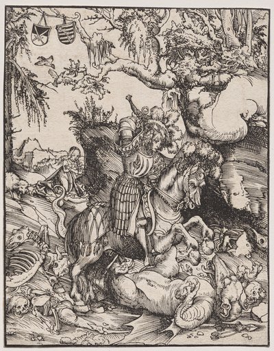 Ejderhayı Öldüren Aziz George by Lucas Cranach