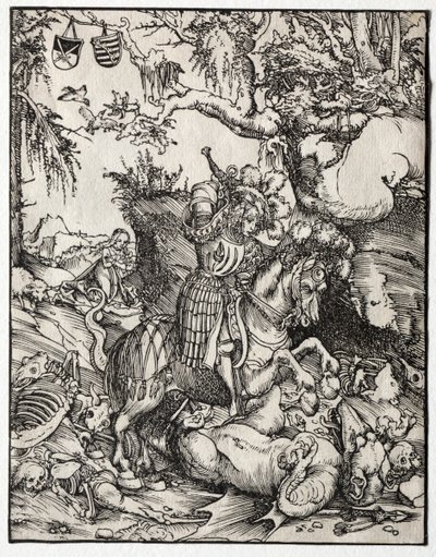 Aziz George Ejderhayı Öldürüyor by Lucas Cranach
