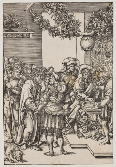 Pilatus Ellerini Yıkar by Lucas Cranach d.Æ.