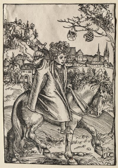 Atlı Bir Çocuk, 1506. by Lucas Cranach the Elder