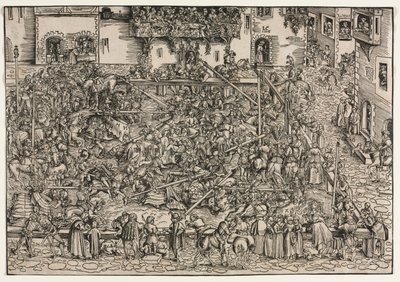 Bir Turnuva, 1506. by Lucas Cranach the Elder