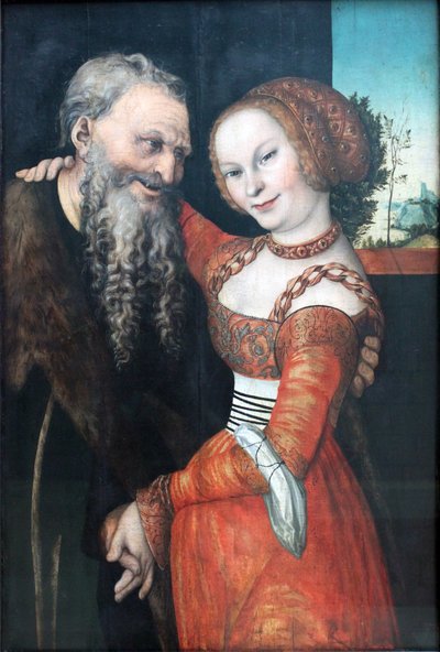Uyumsuz bir çift by Lucas Cranach the Elder