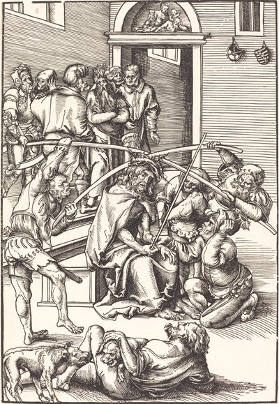Dikenlerle Taçlandırılan İsa by Lucas Cranach the Elder