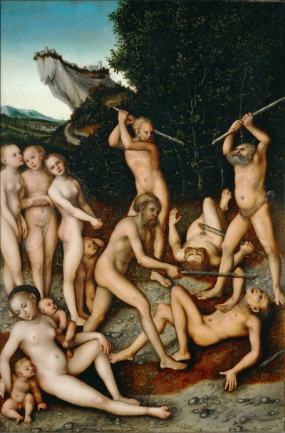 Kıskançlığın Meyveleri (Gümüş Çağı) by Lucas Cranach the Elder