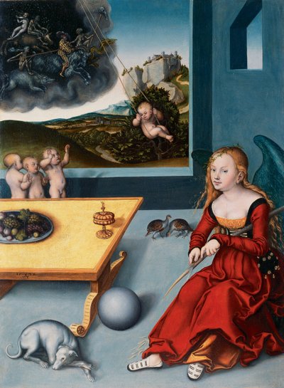 Fransızca: La Mélancolie Melancholia by Lucas Cranach the Elder
