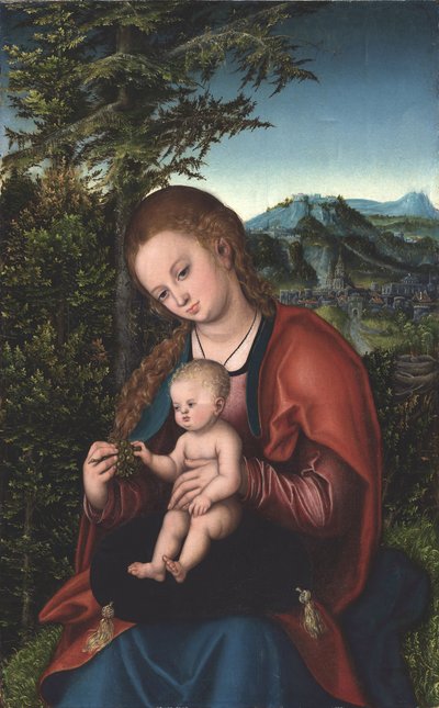 Bir Manzarada Madonna ve Çocuk