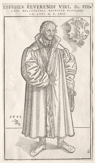 Philip Melanchthon. by Lucas Cranach the Elder