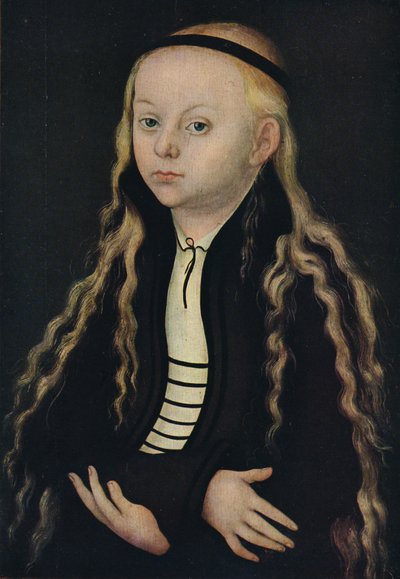 Bir Genç Kızın Portresi, 16. yüzyıl, 1939 by Lucas Cranach the Elder