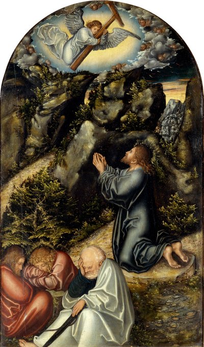 Bahçedeki Acı, c. 1520 by Lucas Cranach the Elder