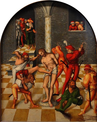 İsa'nın Kırbaçlanması, 1538 by Lucas Cranach the Elder