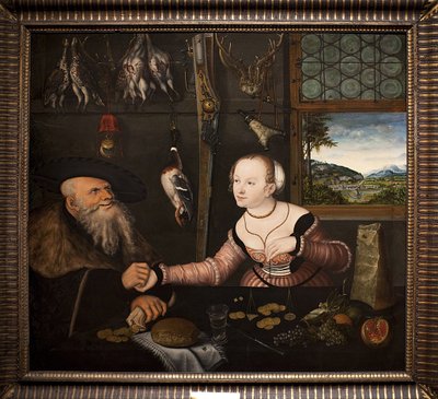 Uyumsuz Çift by Lucas Cranach the Elder