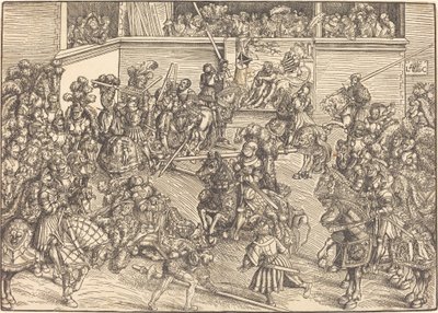 Samson ve Aslan Goblenli İkinci Turnuva by Lucas Cranach the Elder