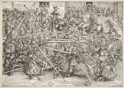 Mızraklı Turnuva, 1509. by Lucas Cranach the Elder