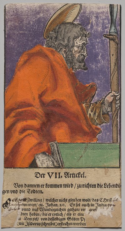 İsa'dan Thomas, Havariler ve Aziz Paul by Lucas Cranach the Elder, After
