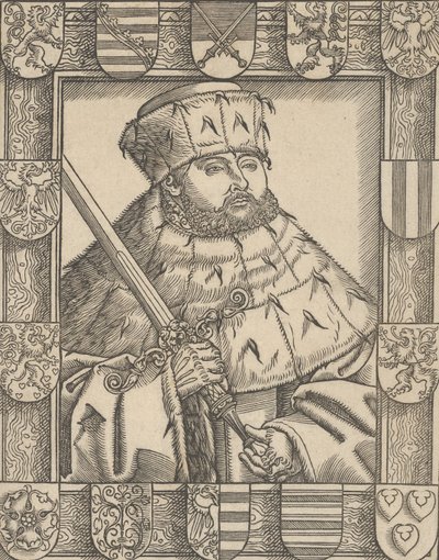 John Frederic the Magnanimous'un kopyası, Seçim Elbiseleri içinde by Lucas Cranach the Younger  