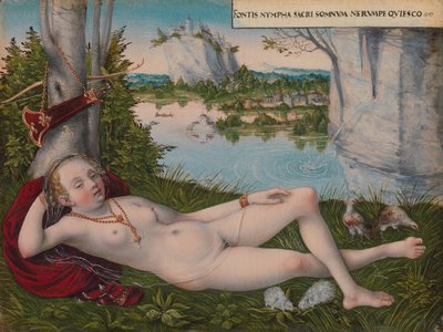 Bahar Perisi, yaklaşık. 1545-50. by Lucas Cranach the Younger